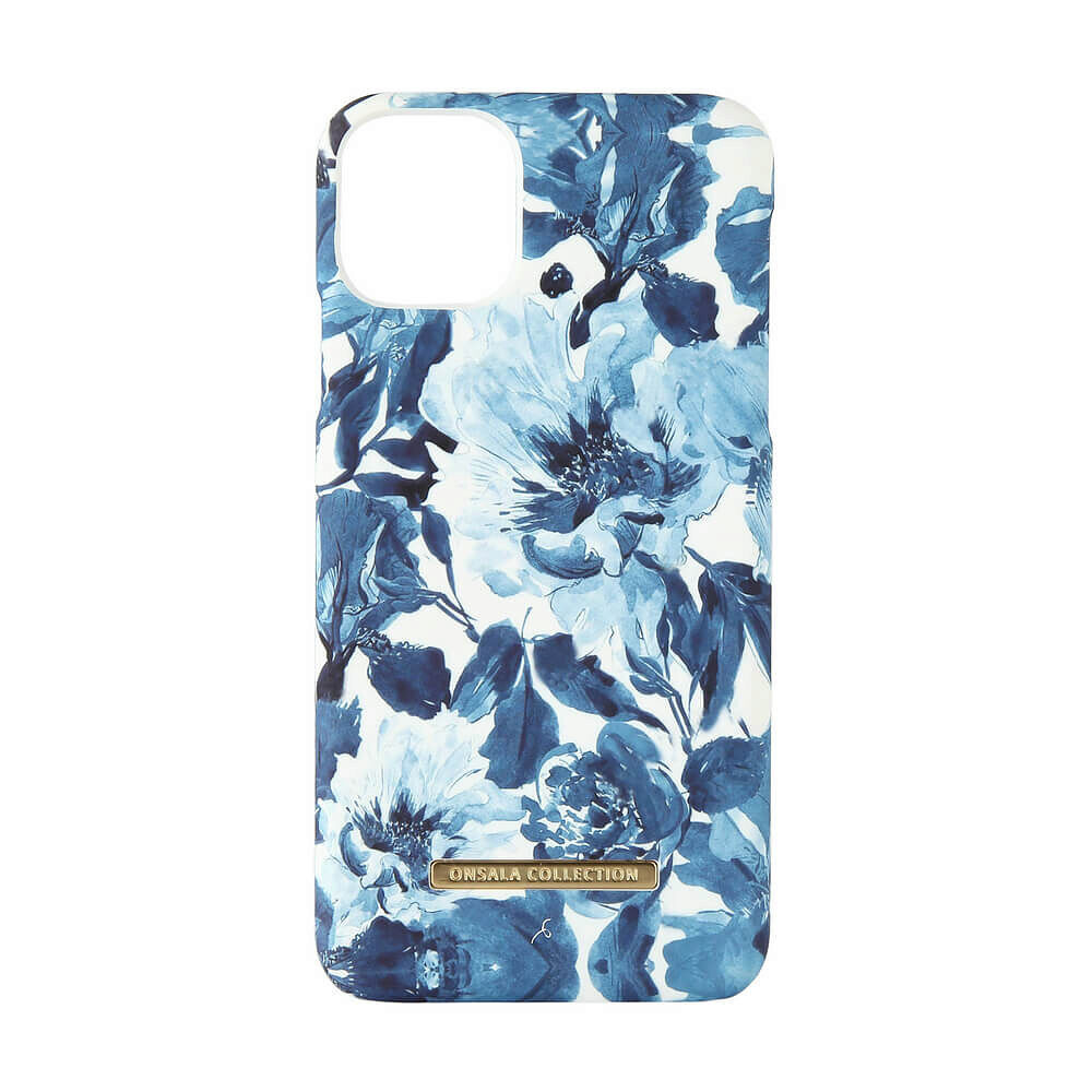 ONSALA COLLECTION Mobilskal Soft Indigo Peony iPhone 11 Pro Max