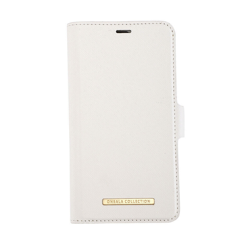 ONSALA COLLECTION Mobilfodral Saffiano White iPhone 12  Mini
