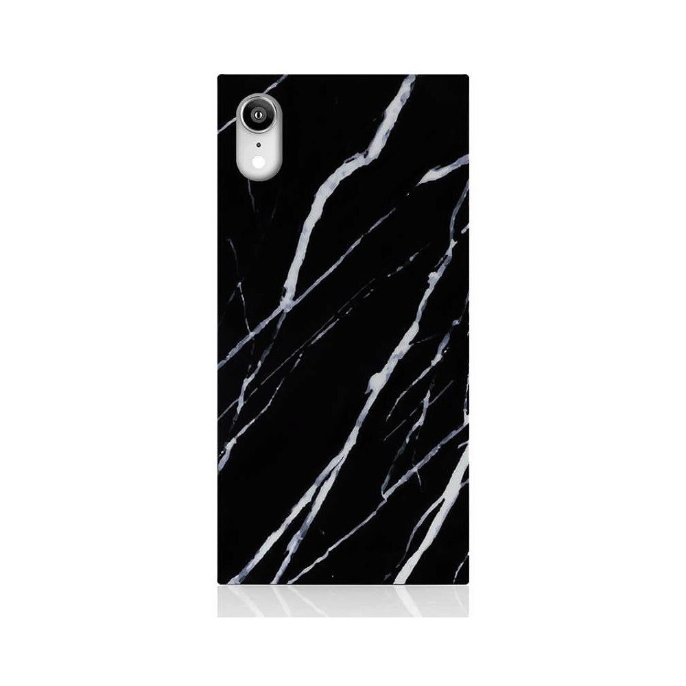 IDECOZ Mobilskal Svart Marble iPhone XR