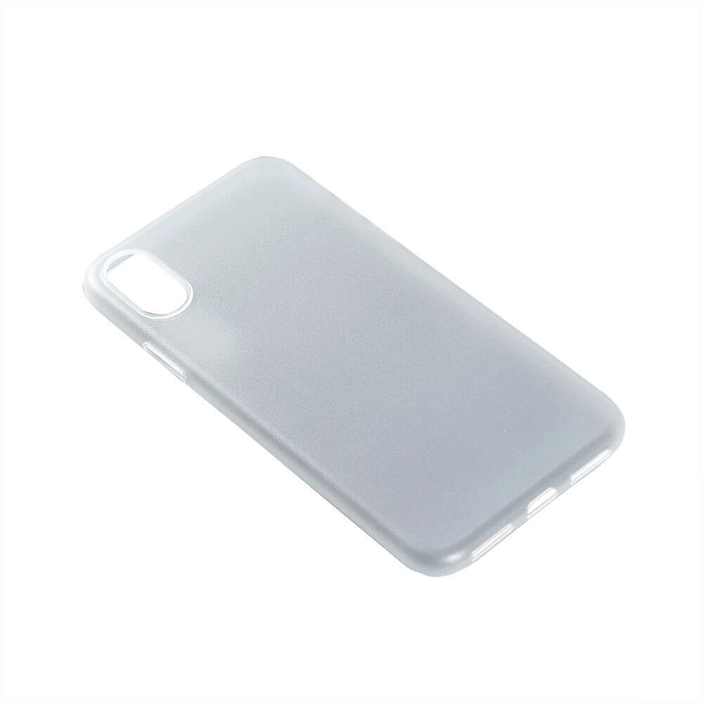 GEAR Mobilskal Ultraslim Vit Semitransparent iPhone Xs Max 6,5"
