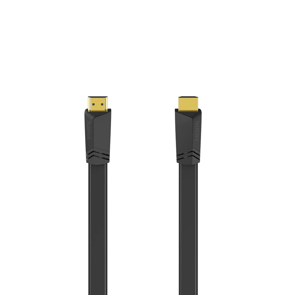 Hama Kabel HDMI Ethernet Platt Svart 3m