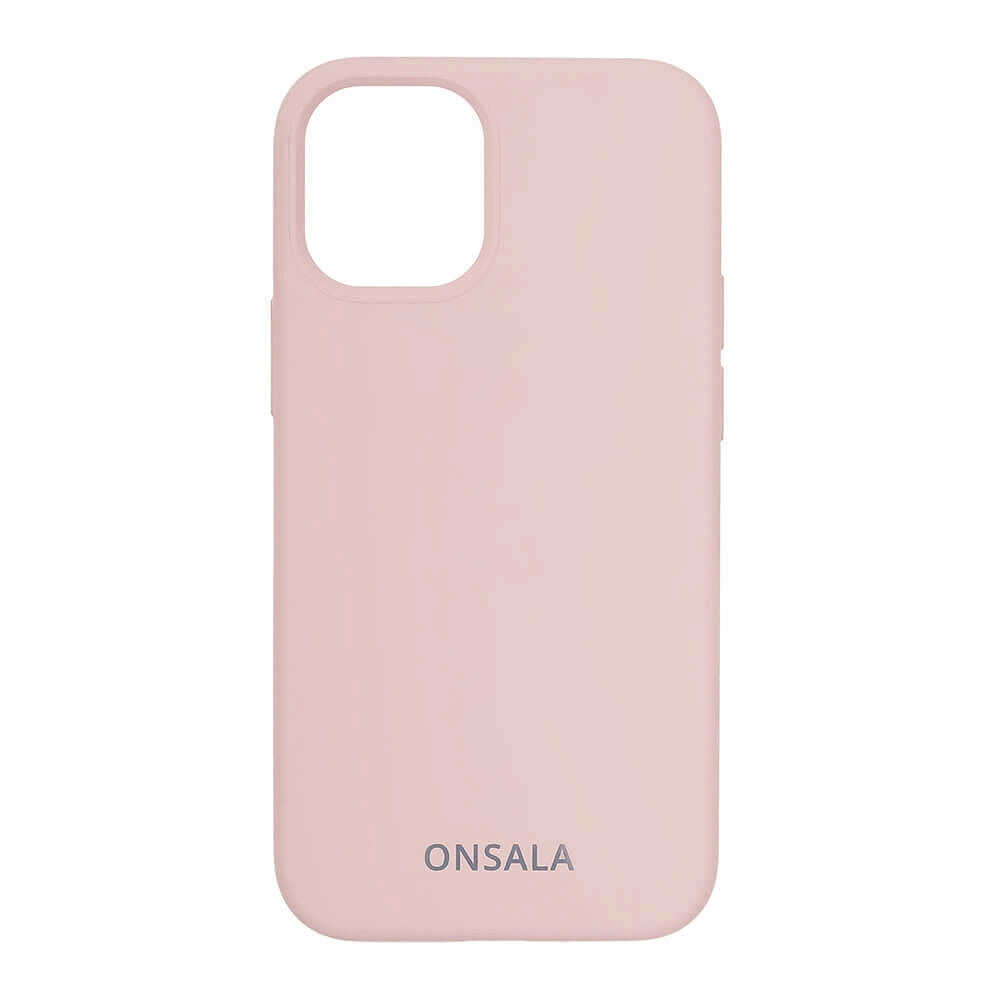 ONSALA Mobilskal Silikon Sand Pink iPhone 12 Mini