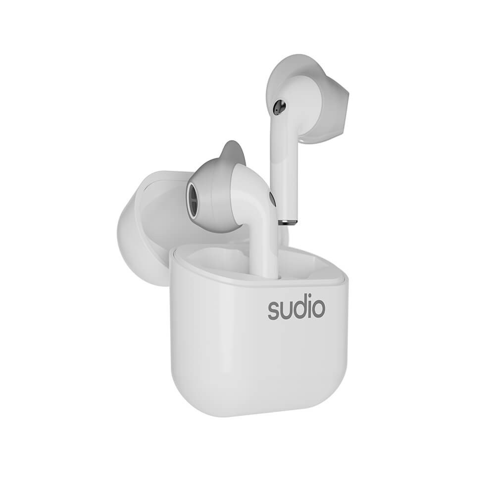 SUDIO Hörlur NIO True Wireless In-Ear Vit Mic
