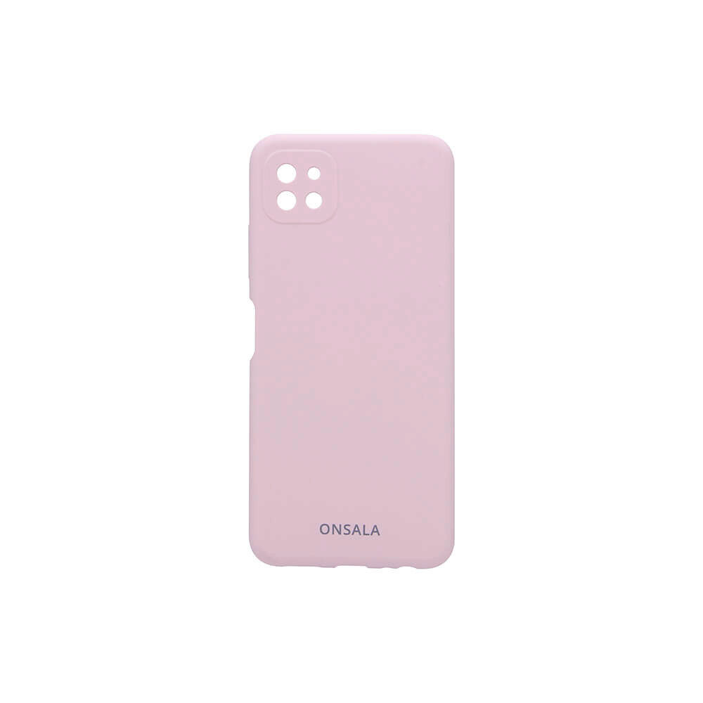 ONSALA Mobilcover Silicone Sand Pink Samsung A22 5G