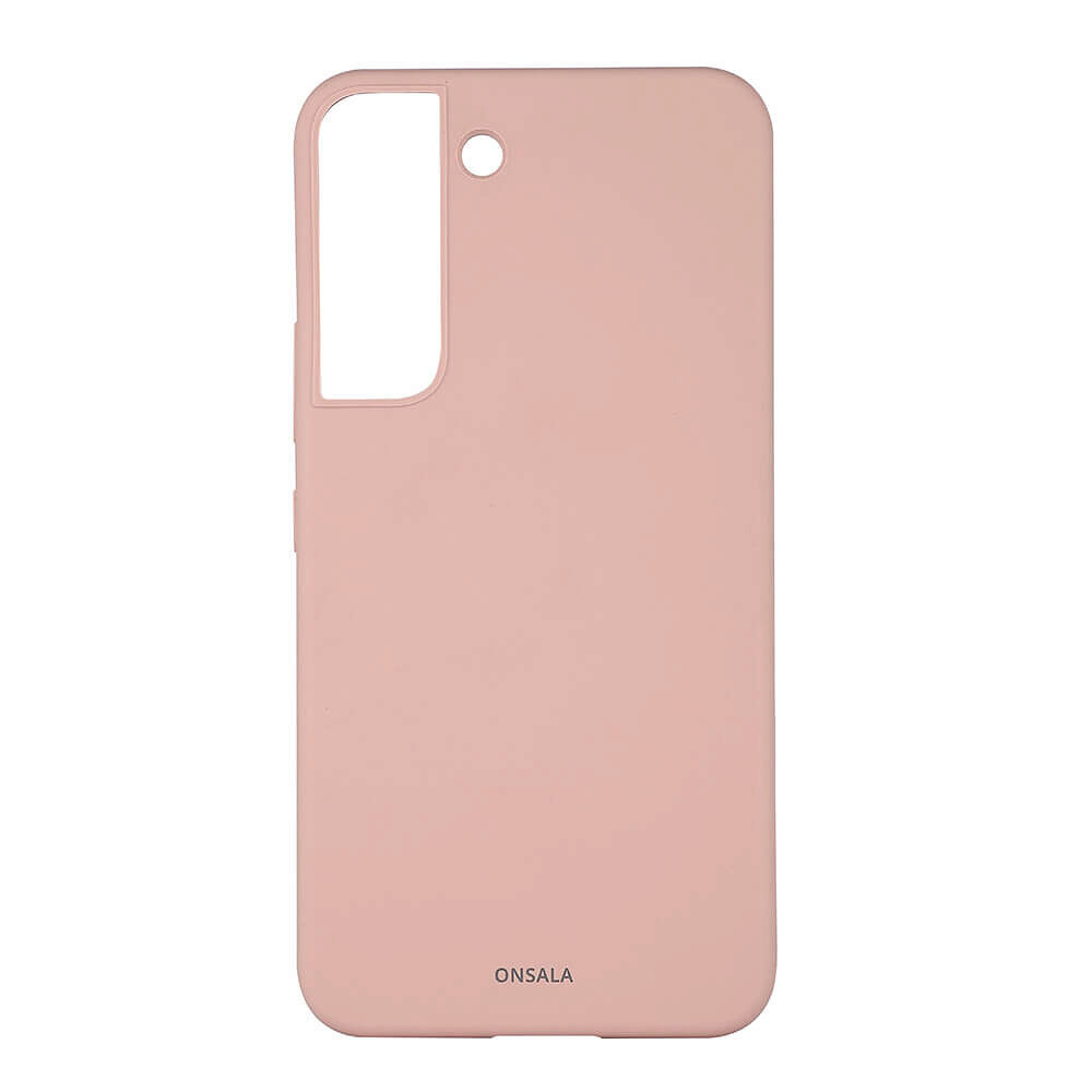 ONSALA Mobilcover Silicone Sand Pink Samsung S22