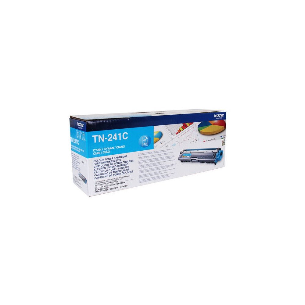 Brother Toner BROTHER TN241C 1,4K cyan