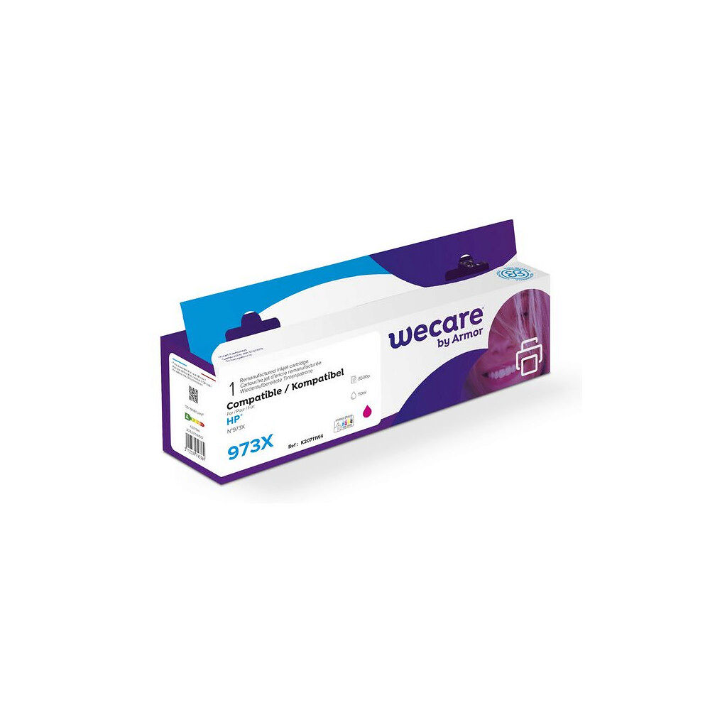 Wecare Bläckpatron WECARE 973X magenta