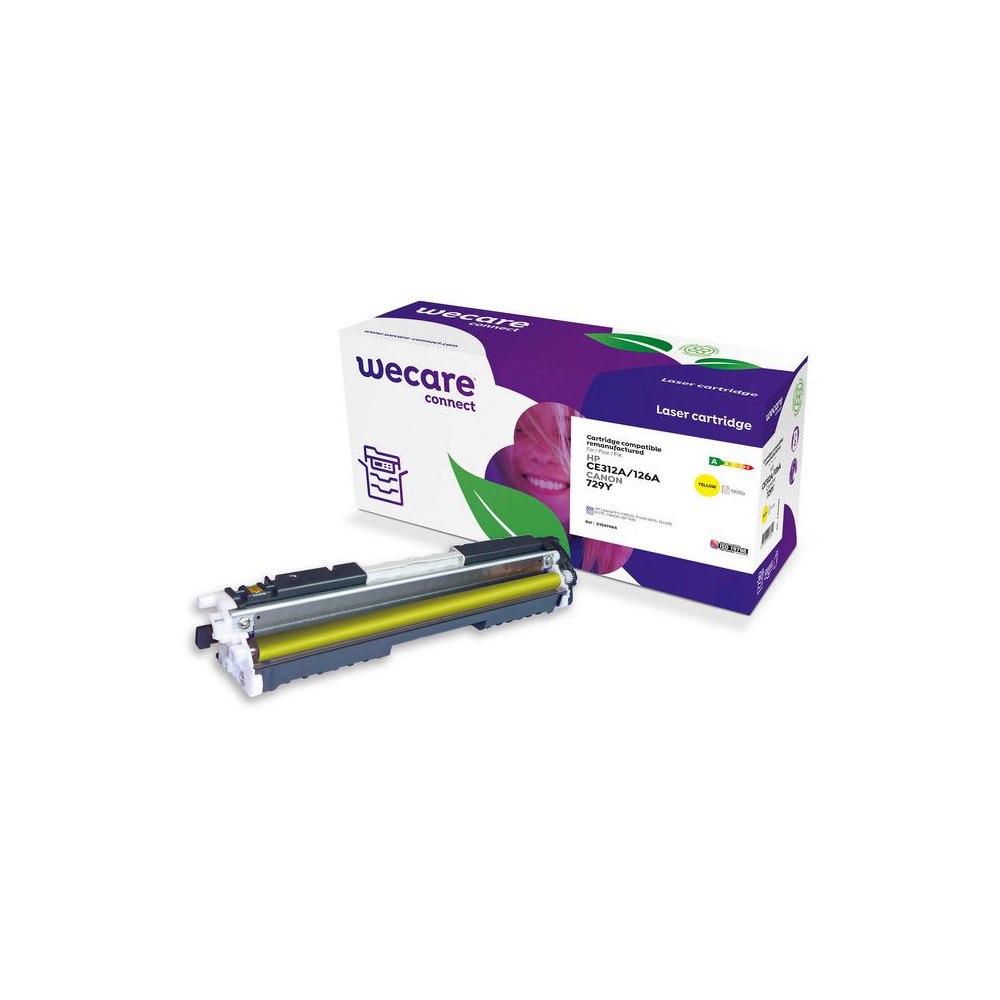 Wecare Toner WECARE HP CE312A/729Y 1K gul