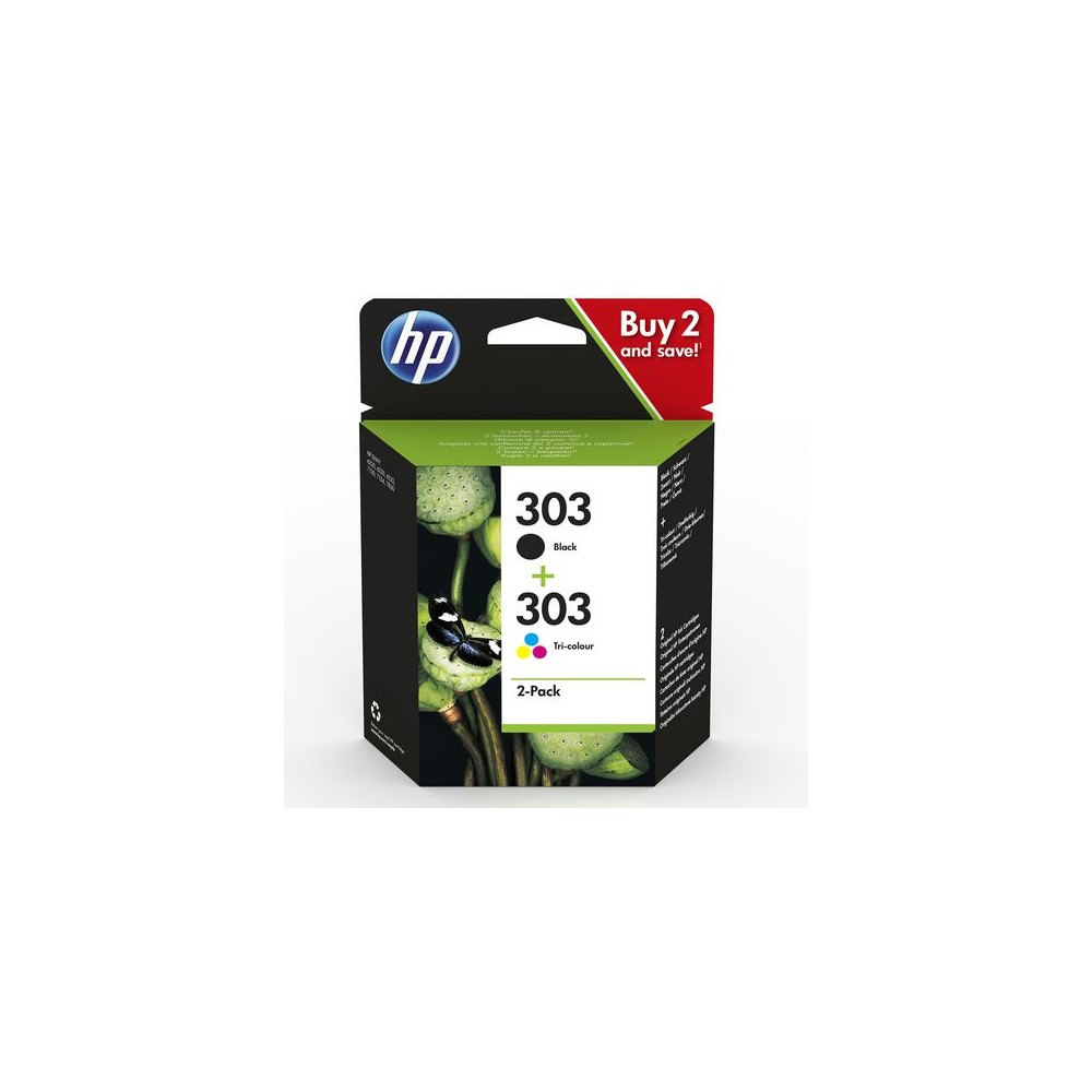 HP Bläckpatron HP 3YM92AE svart+färg 2/fp