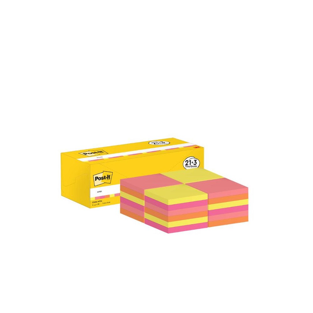 Post-it Notes POST-IT Värdepack 76x76mm 24/fp