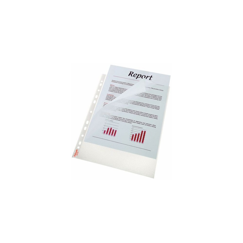 ESSELTE Plastficka Mapp ESSELTE A4 0,11mm 100/fp
