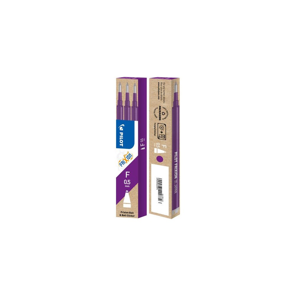 PILOT Refill PILOT Frixion 0,5mm violett 3/fp
