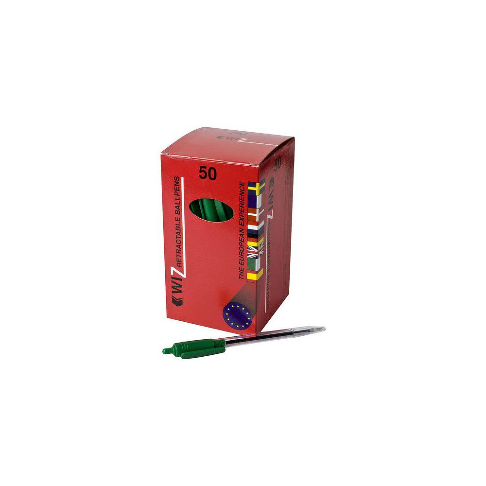 [NORDIC Brands] Kulpenna Wiz med tryckknap grön