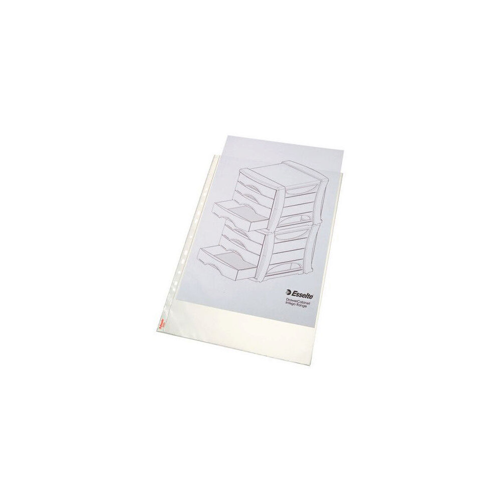 ESSELTE Plastficka ESSELTE A3 prägl 0,08mm50/fp