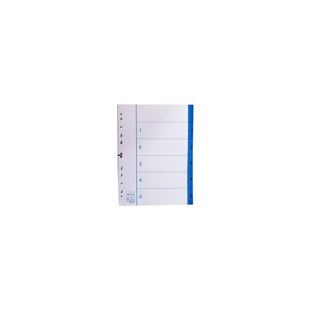No Brand Pappersregister A4 1-5 20/fp