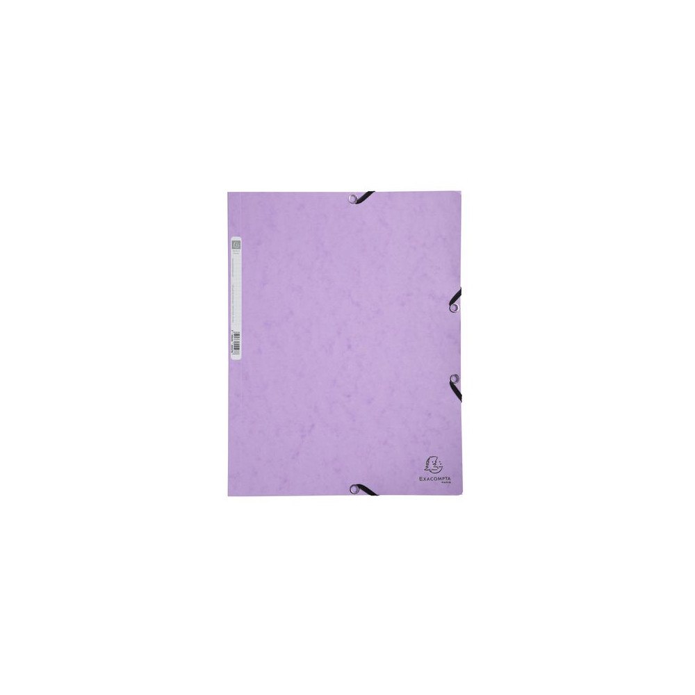 EXACOMPTA Gummibandsmapp EXACOMPTA 3kl A4 lila