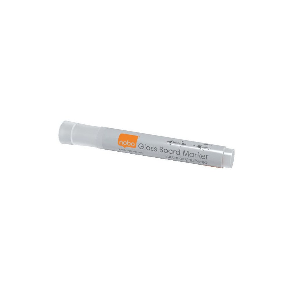 NOBO Whiteboardpenna NOBO glas vit 4/fp