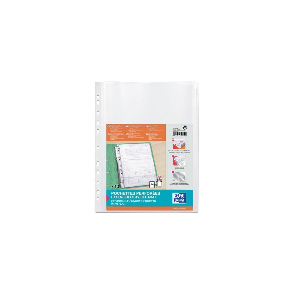 Oxford Plastficka OXFORD bälg 10/fp