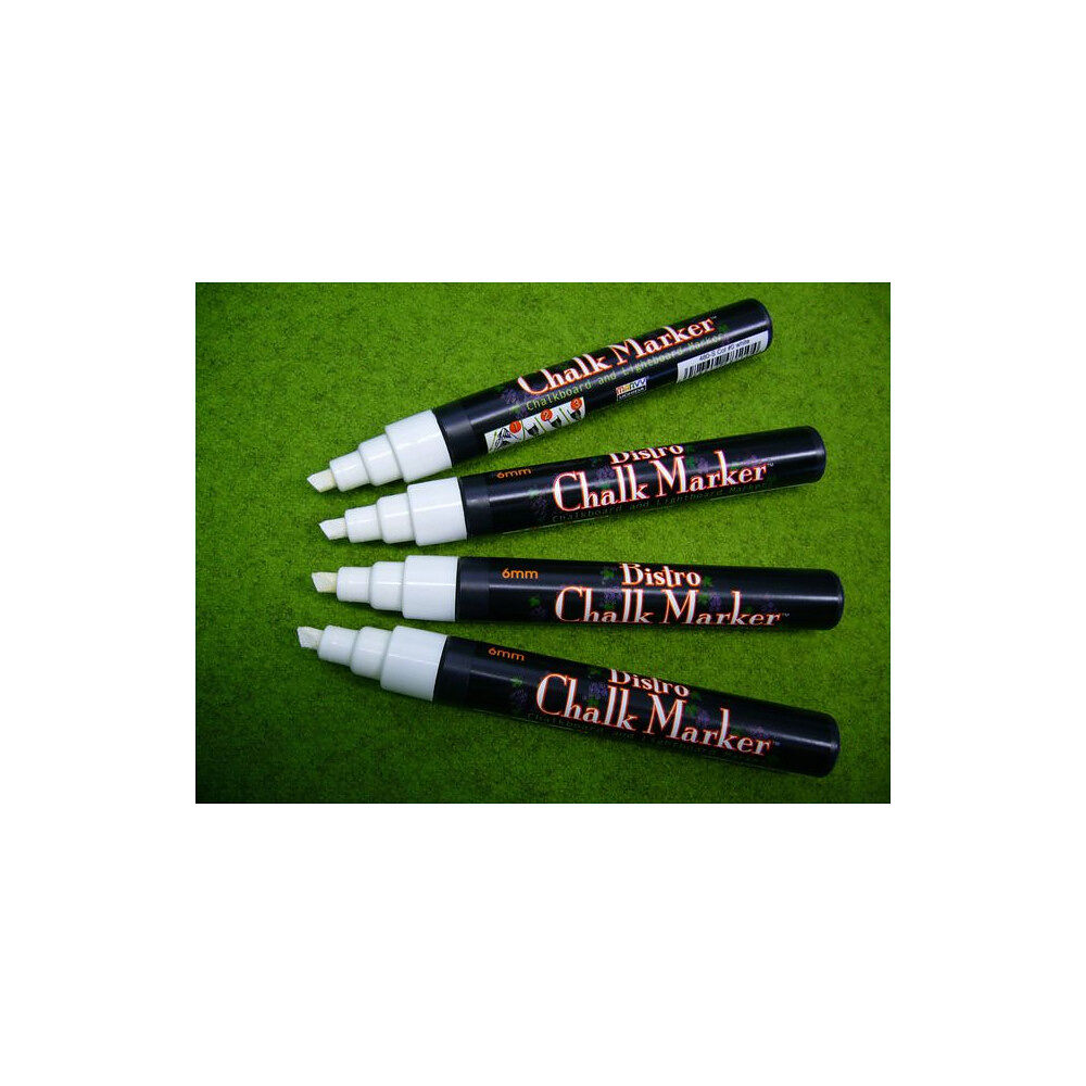 Marvy Märkpenna MARVY Chalk Marker vit 4/fp