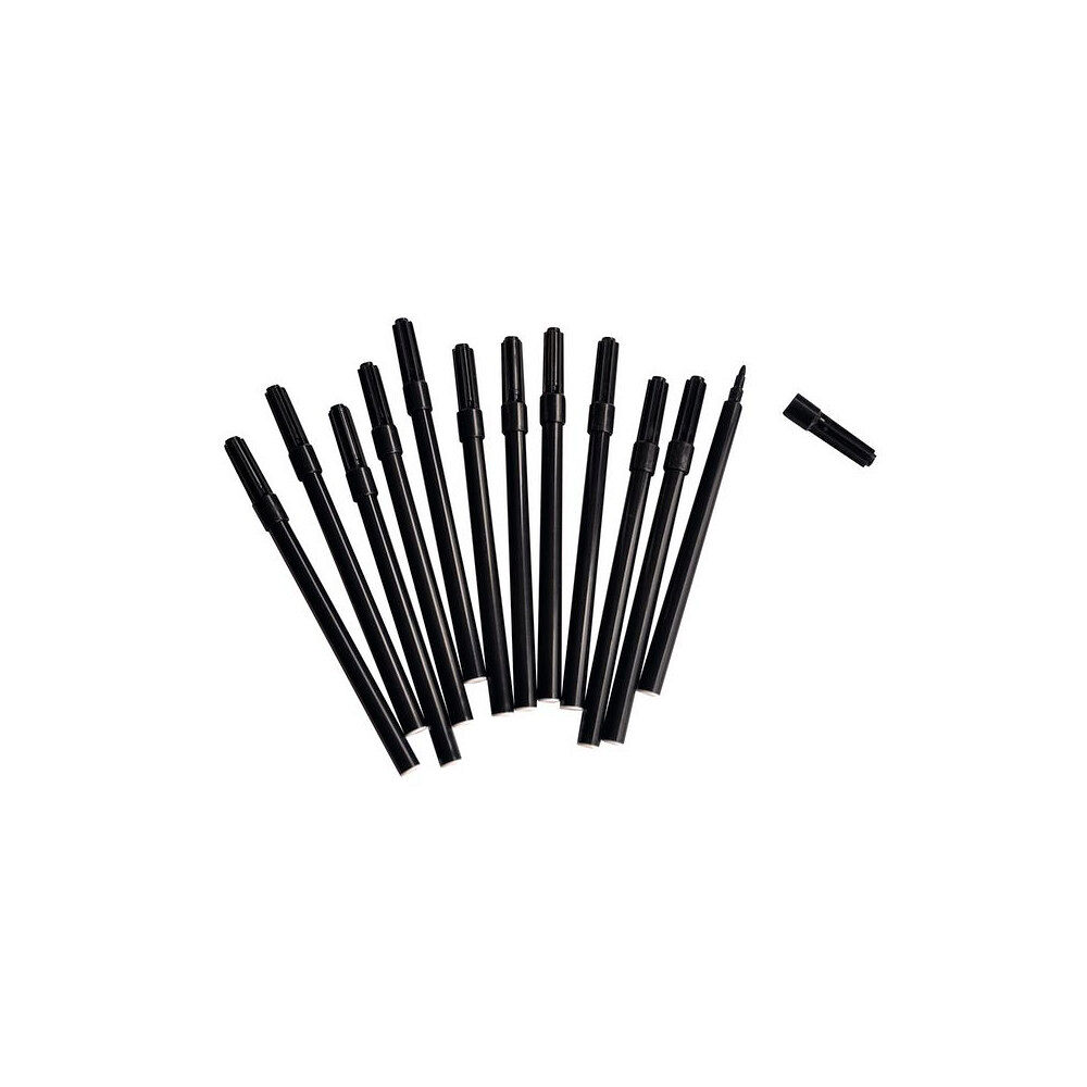 Playbox Fiberpenna fine svarta 12/fp