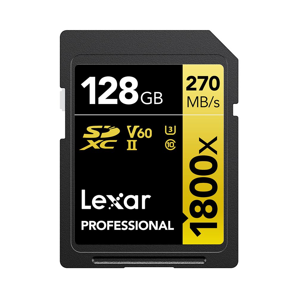 LEXAR Lexar SDXC Pro 1800x U3 UHS-II R280/W210 (V60) 128GB
