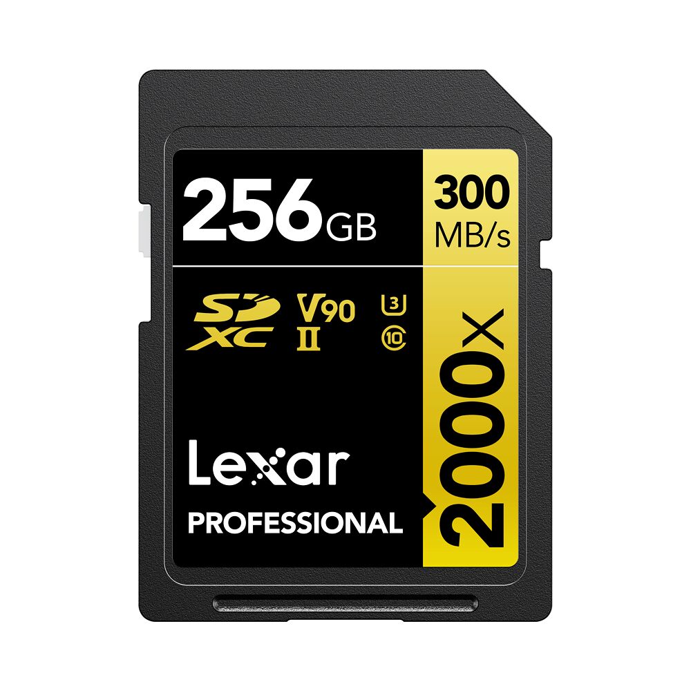 LEXAR Lexar SDXC Pro 2000X UHS-II U3 R300/W260 (V90) 256GB