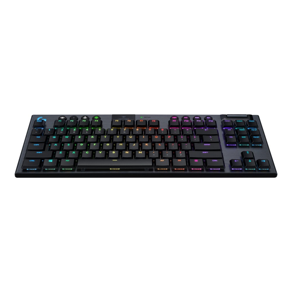 Logitech Logitech G915 TKL Tenkeyless LIGHTSPEED Wireless RGB Mechanical Gaming Keyboard - tangentbord - Nordisk - kol Inmatnings...