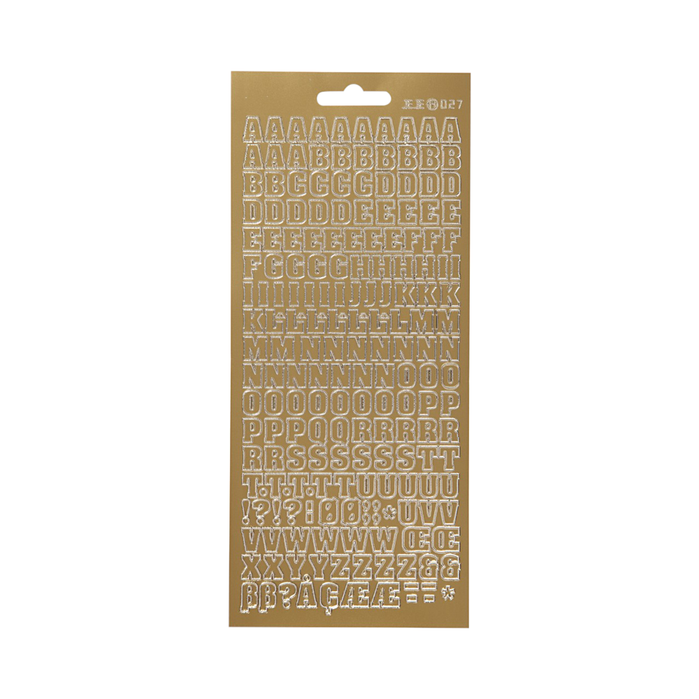 FOCUS Focus Stickers Gold Letters Design 3