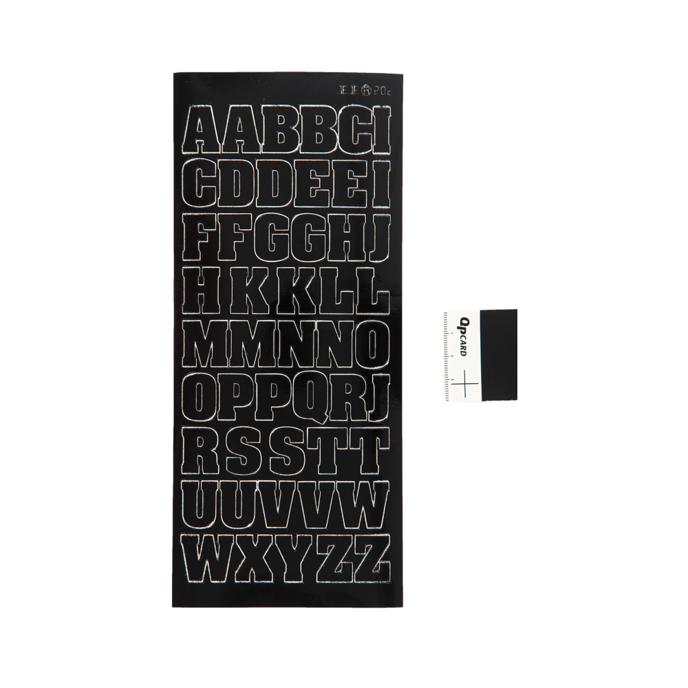 FOCUS Focus Stickers Black Letters Large Uppercase