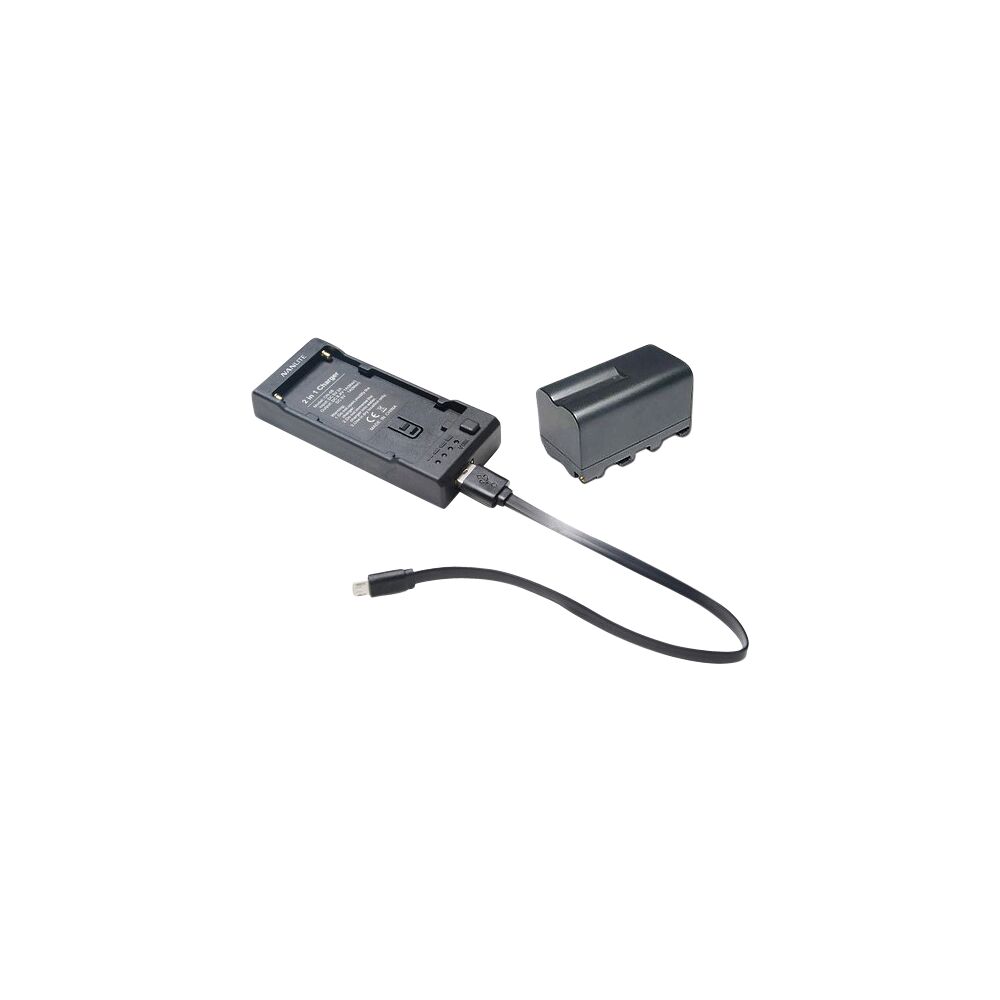 NANLITE Kit Nanlite Battery 4500mah NP-F w/CN-58 charger