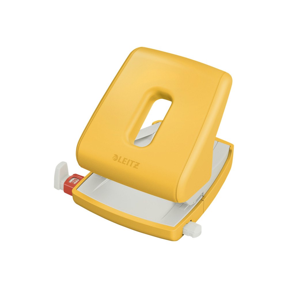 LEITZ Leitz Cosy hålslag - 30 ark - 2 hål - plast, metall - varmt gul