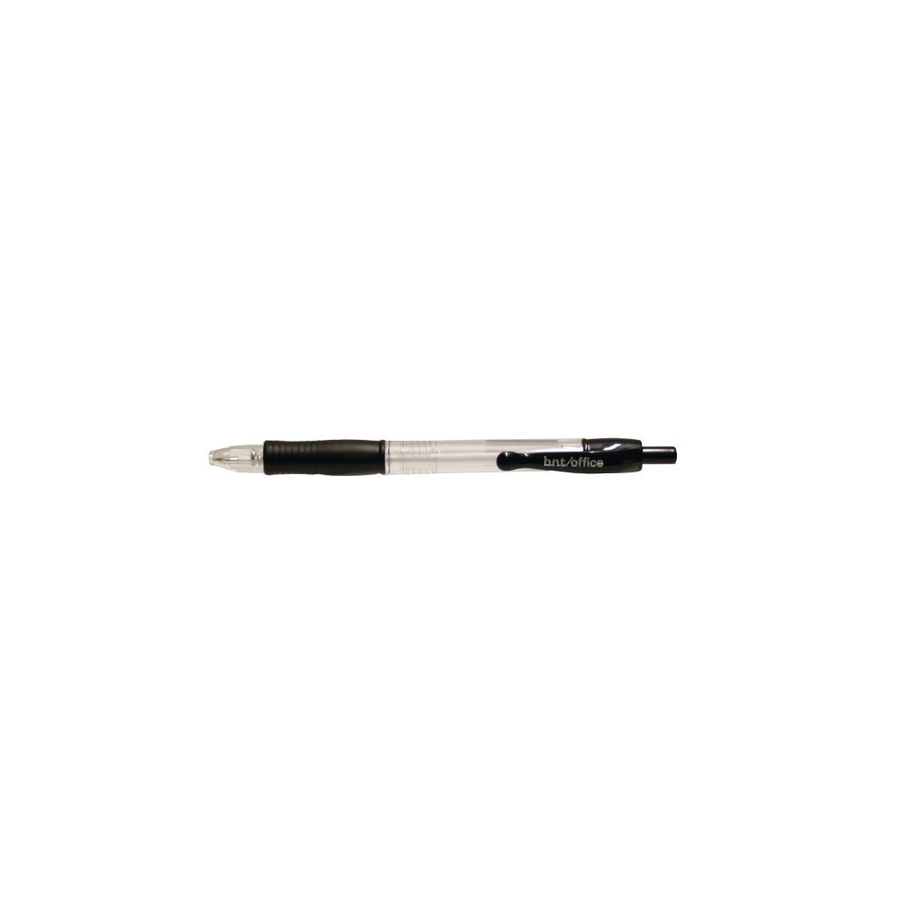 BNT Kuglepen BNT Office 0,7 mm sort m/trykknap