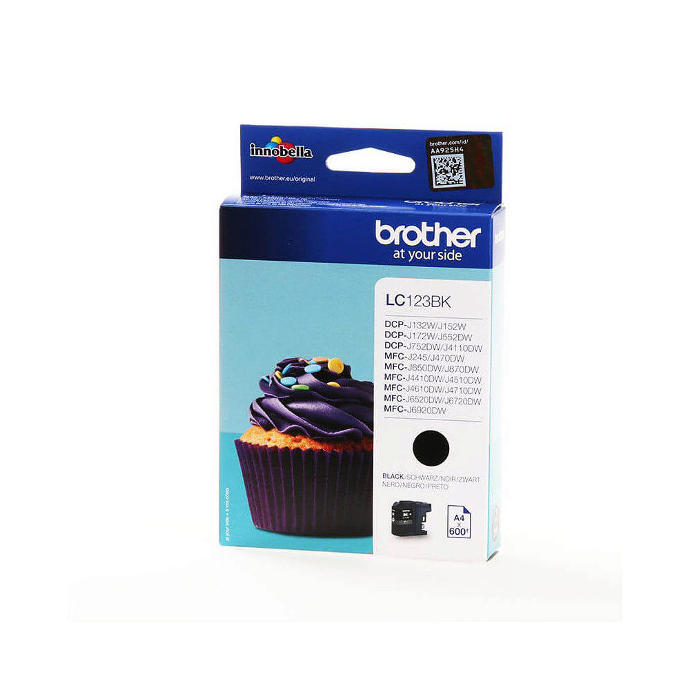 Brother Ink LC123BK LC-123 Black