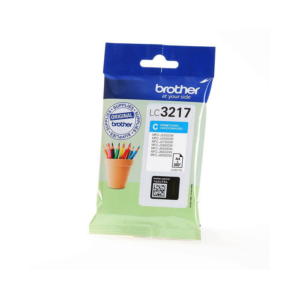 Brother Ink LC3217C LC-3217 Cyan
