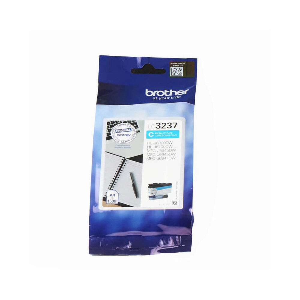 Brother Ink LC3237C LC-3237 Cyan