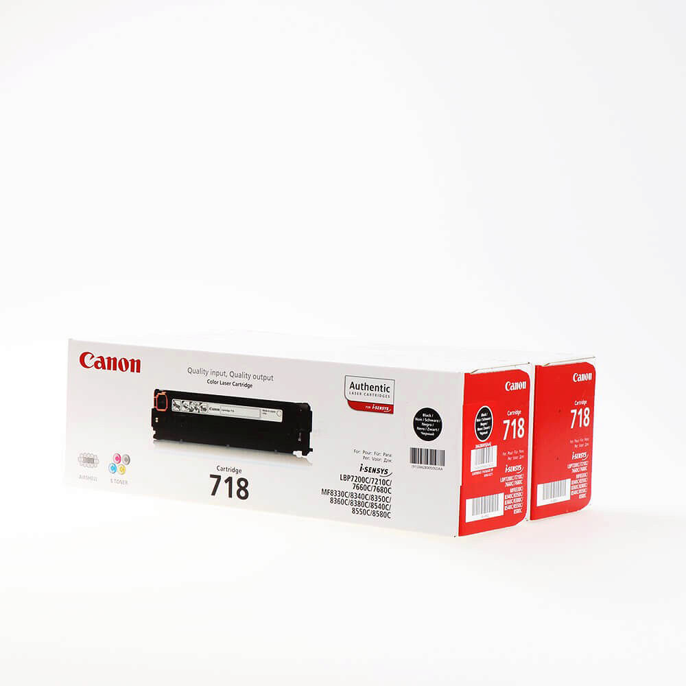 CANON Toner 2662B005 718 Black Twin-pack