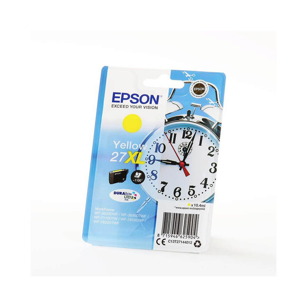 EPSON Ink C13T27144012 27XL Yellow Alarm Clock
