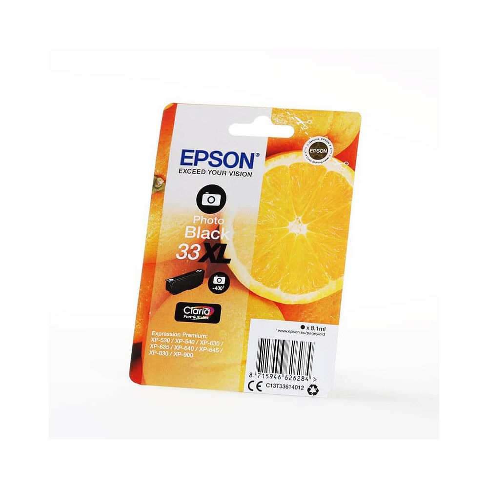 EPSON Ink C13T33614012 33XL Photo Black Oranges