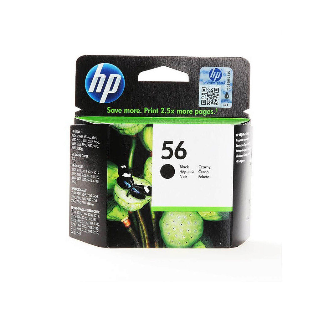 HP Ink C6656AE 56 Black