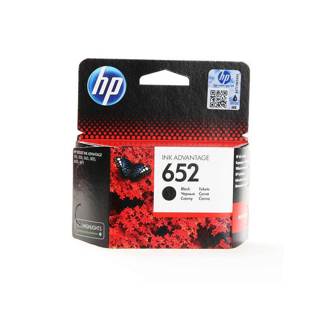HP Ink F6V25AE 652 Black