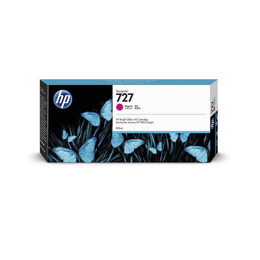 HP Ink F9J77A 727 Magenta 300ml