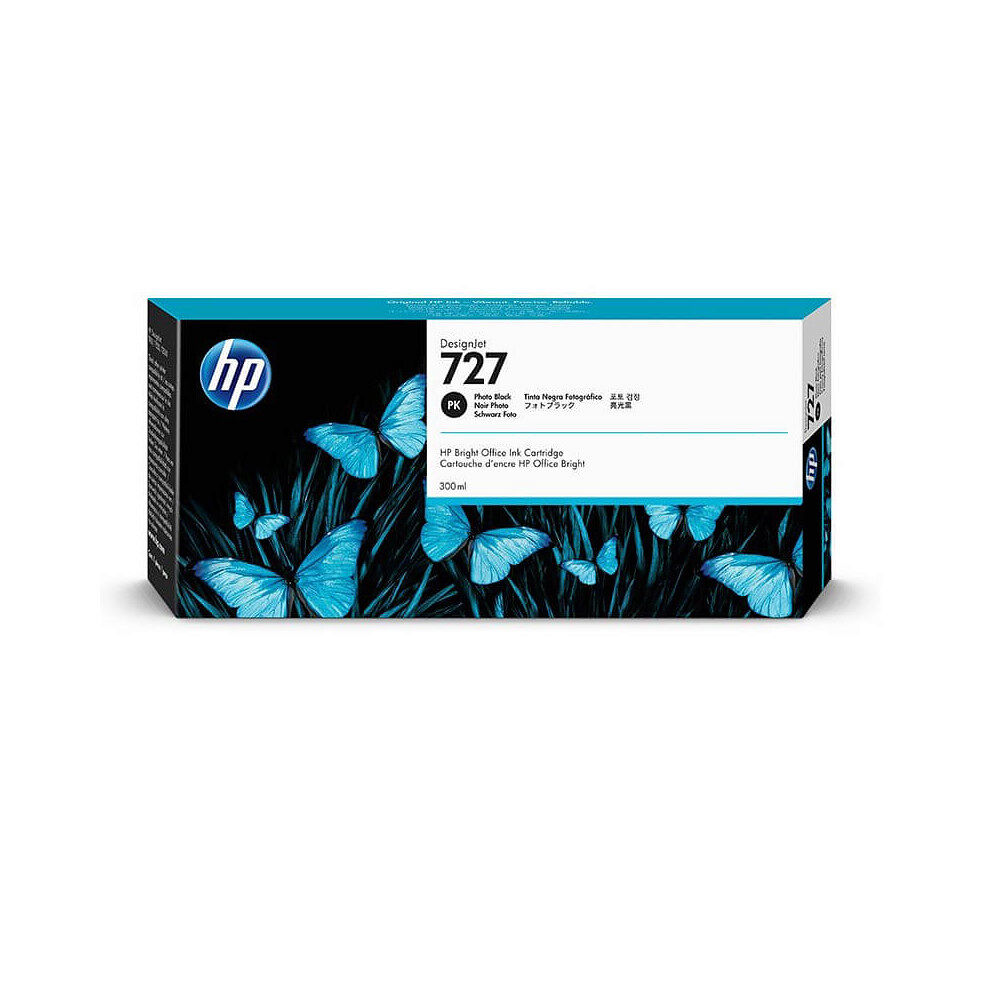 HP Ink F9J79A 727 Photo Black 300ml
