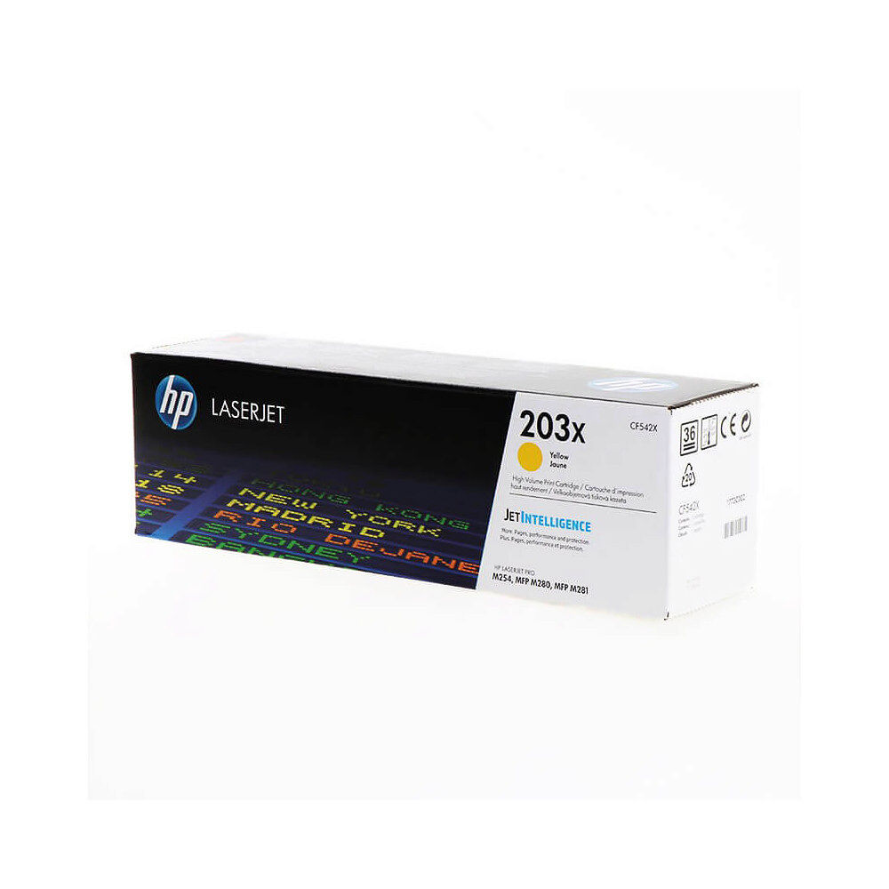 HP Toner CF542X 203X Yellow