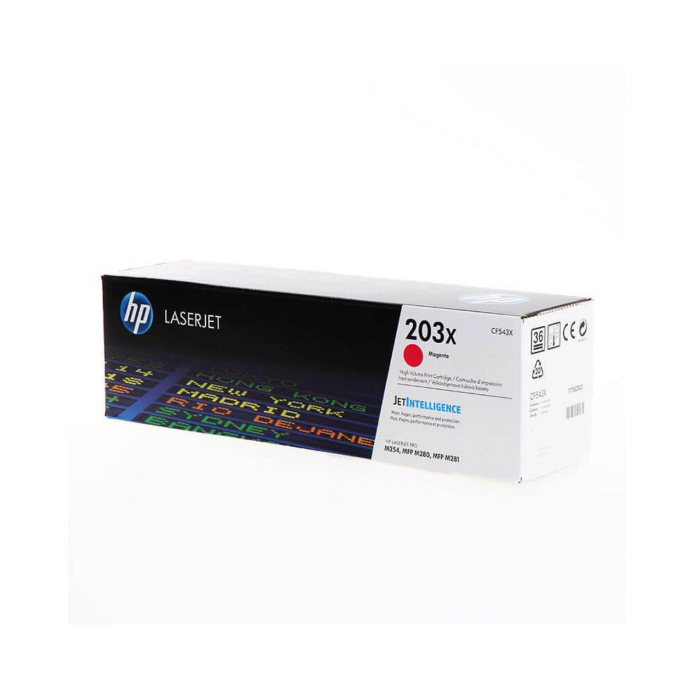 HP Toner CF543X 203X Magenta