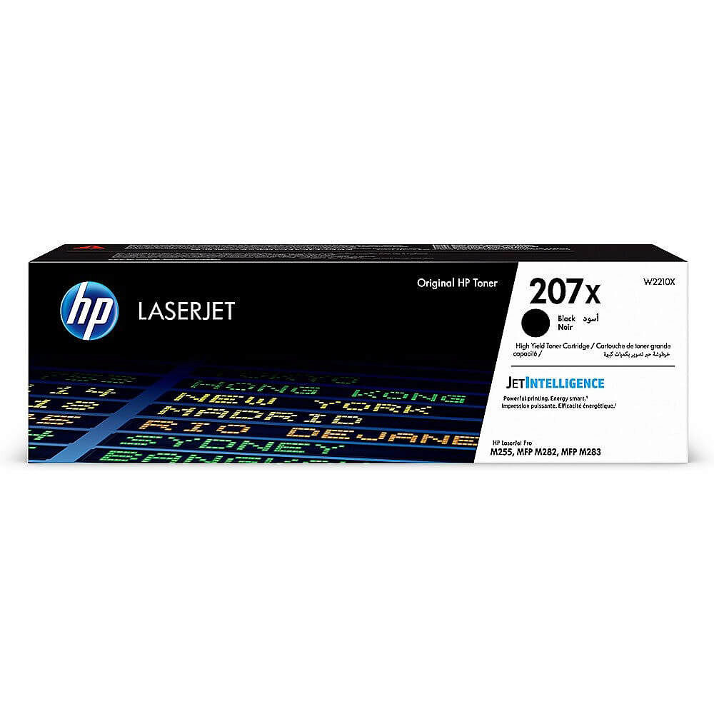 HP Toner W2210X 207X Black