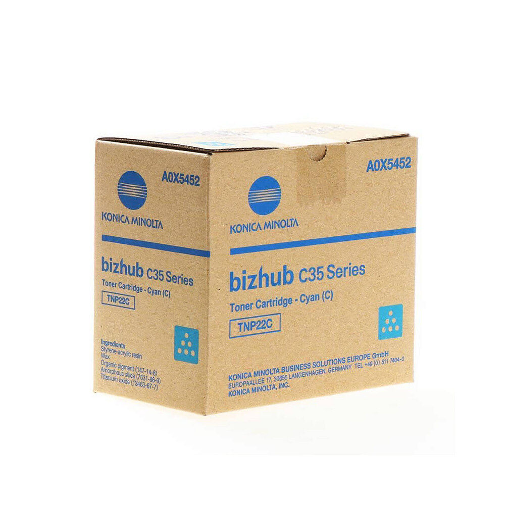 KONICAMINOLTA Toner A0X5452 TNP22 Cyan