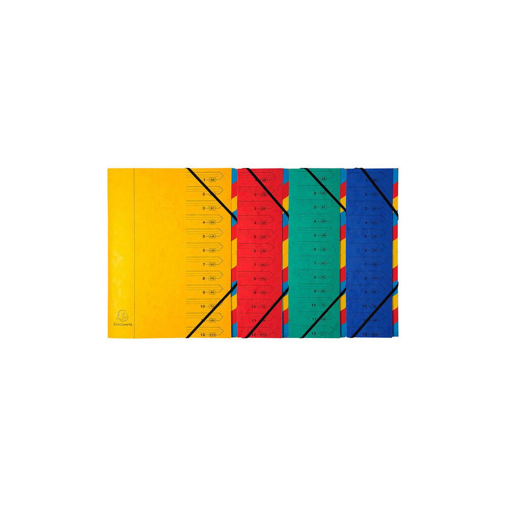 EXACOMPTA Sorteringsmapp EXACOMPTA A4 12-flik
