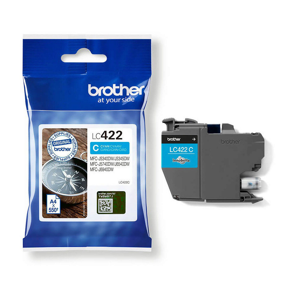 Brother Ink LC422C LC-422 Cyan