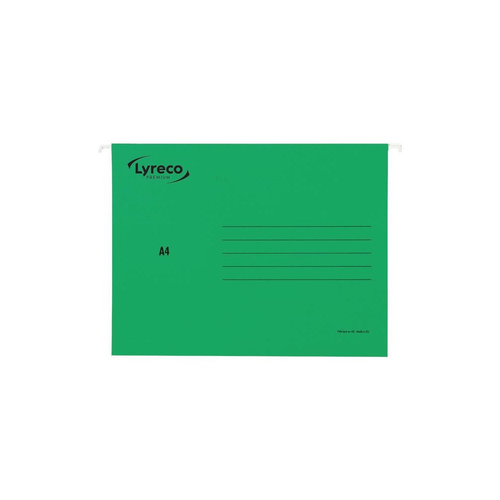 Lyreco PREMIUM Hängmapp LYRECO premium A4 grön 25/fp
