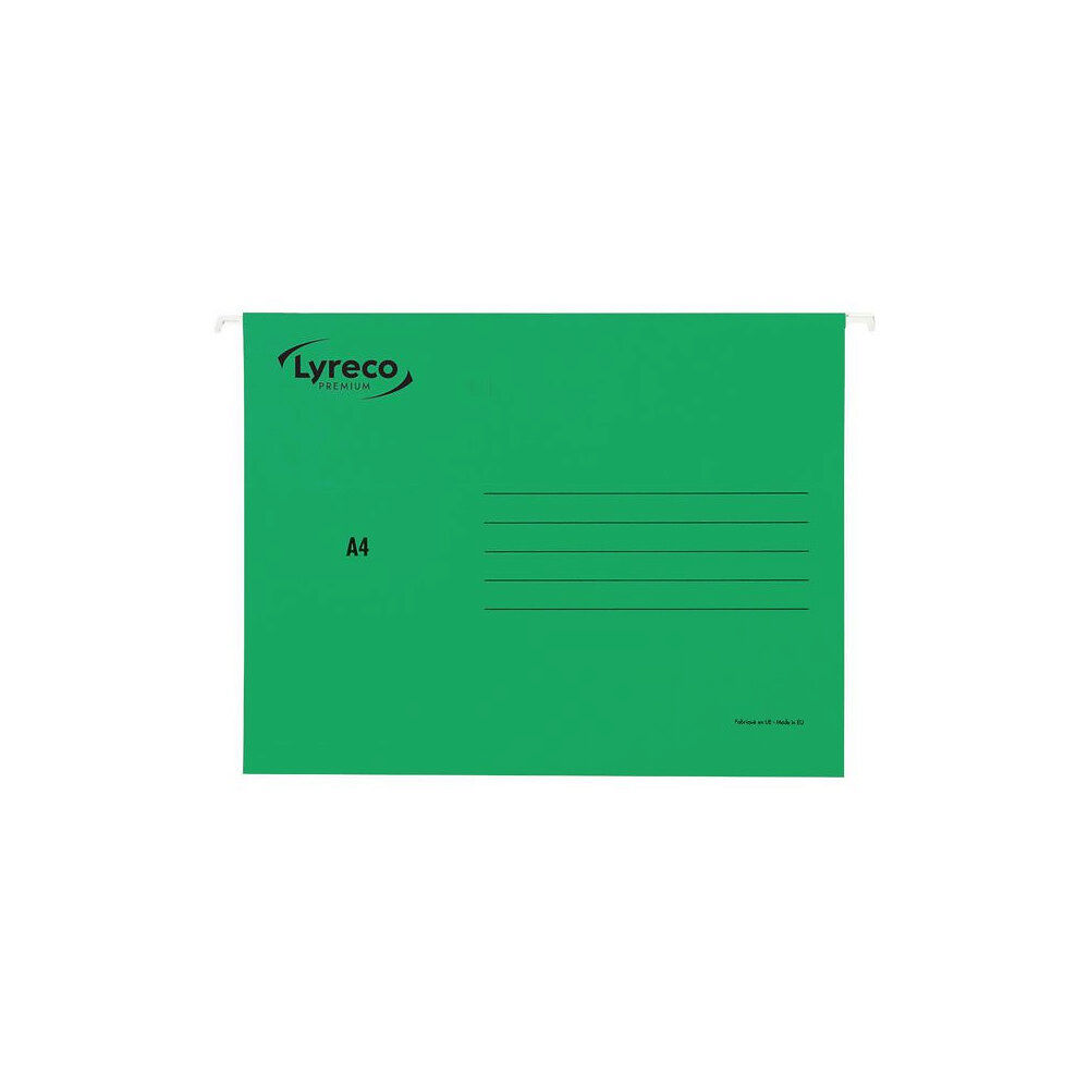 Lyreco PREMIUM Hängmapp LYRECO premium A4 grön 25/fp